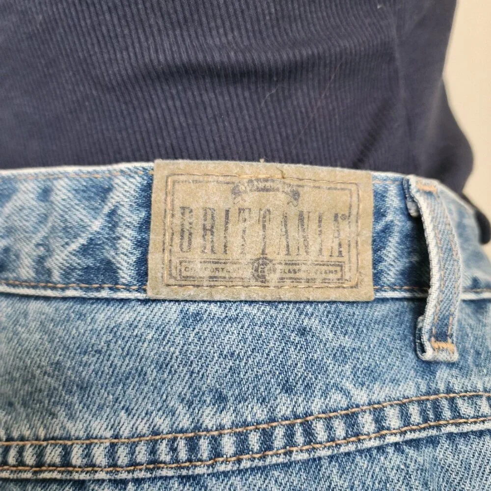 Vintage Baggy Fit Tall Brittania Mom Jeans - Picture 5 of 16